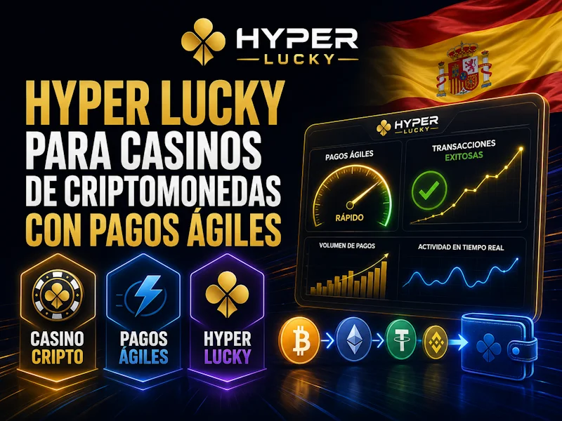 Hyper Lucky para casinos de criptomonedas con pagos ágiles