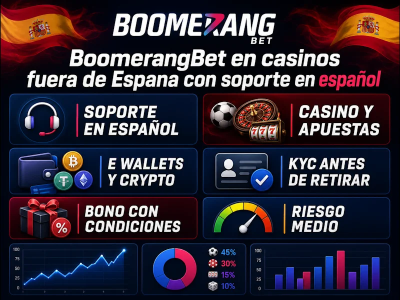 BoomerangBet en casinos fuera de Espana con soporte en español
