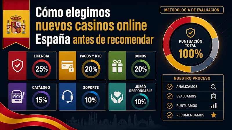 Cómo elegimos nuevos casinos online España antes de recomendar