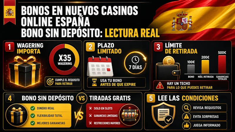 Bonos en nuevos casinos online España bono sin depósito: lectura real